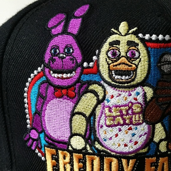 NWT FNAF Five Nights At Freddy's Pizza Hat Cap - Picture 3 of 8